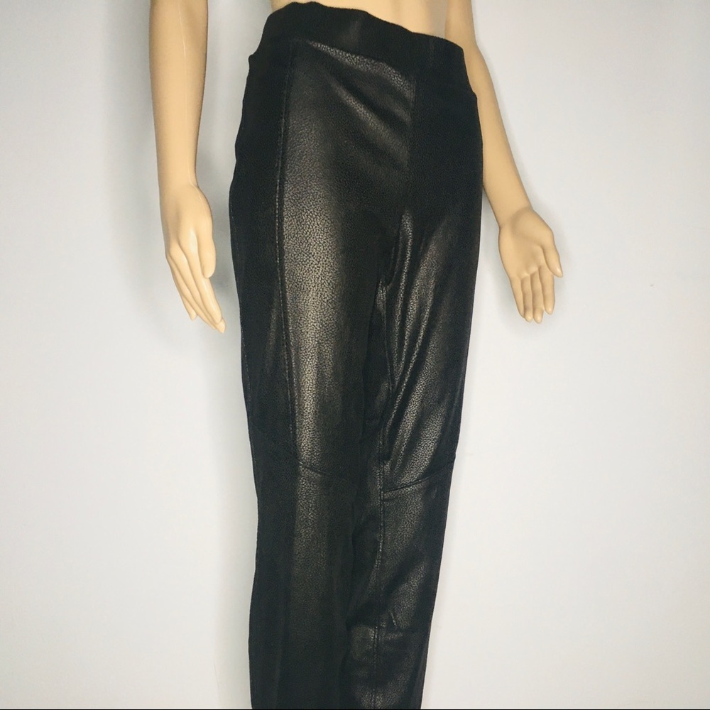 Jessica Simpson black leopard leggings